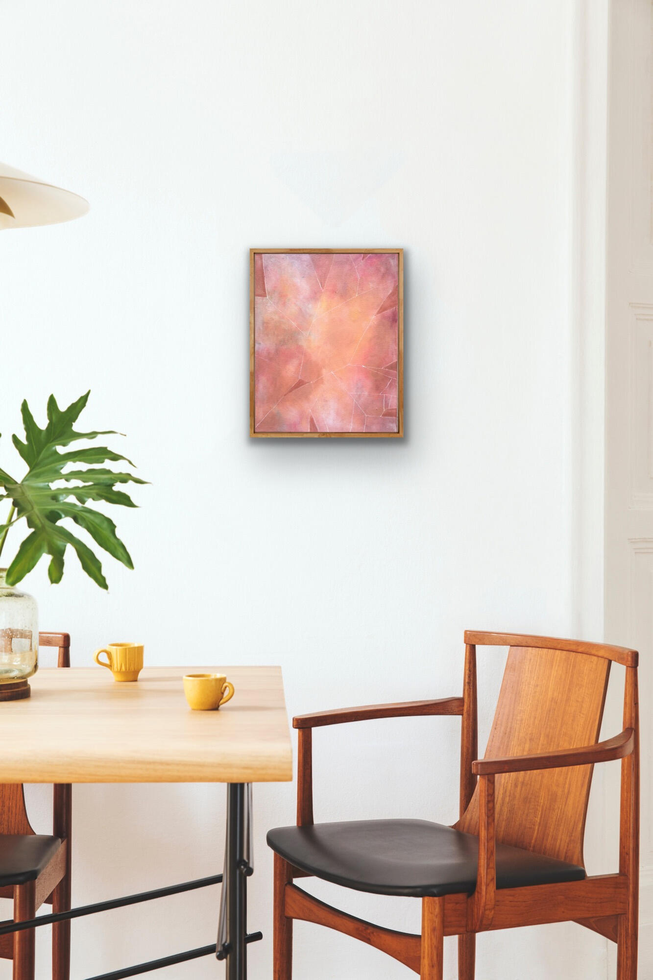 SALINE SUNSET I 2026 50x40 oil on canvas frame CONTEMPORARY PAINTING MIELIS ART