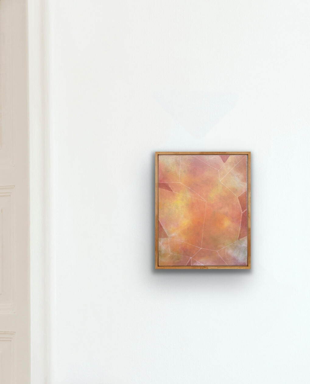 SALINE SUNSET II 2026 50x40 Oil on canvas framed CONTEMPORARY PAINTING MIELIS ART